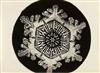 BENTLEY, WILSON A. (1865-1931) Suite of 4 photographs of snow crystals.